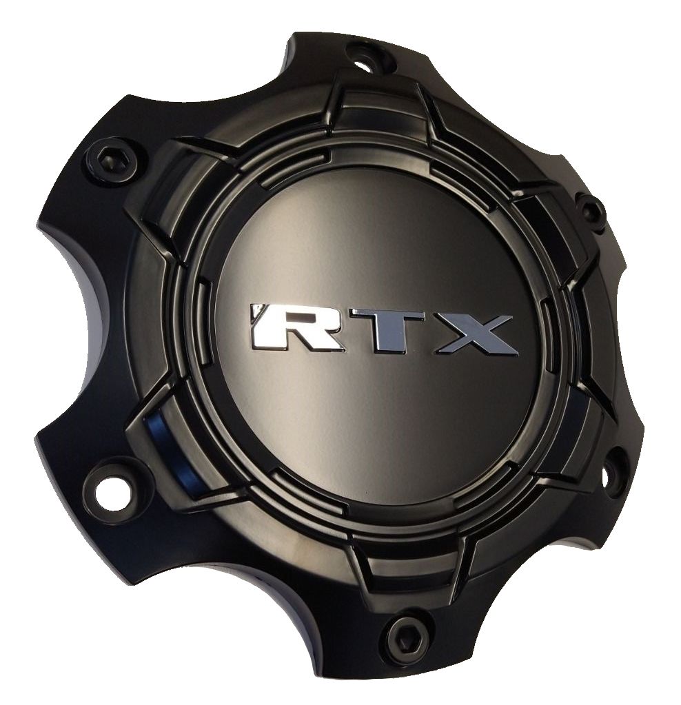 RTX 1125L188B1M5CH - Center Cap Satin Black RTX Chrome Adventure 6x180 (3) M8xL10