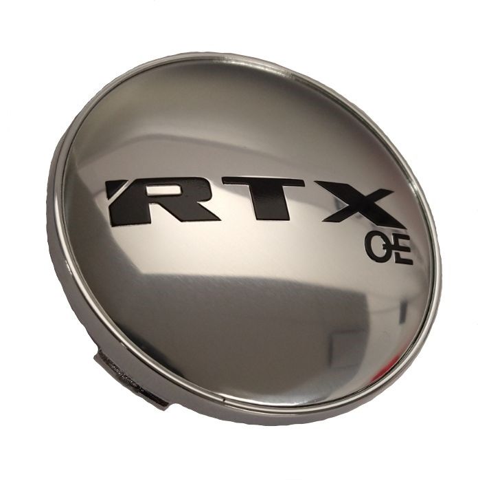 RTX OE 7734K64COE - Chrome Cap & Logo with RTXoe Black LAHOLM 7734K64