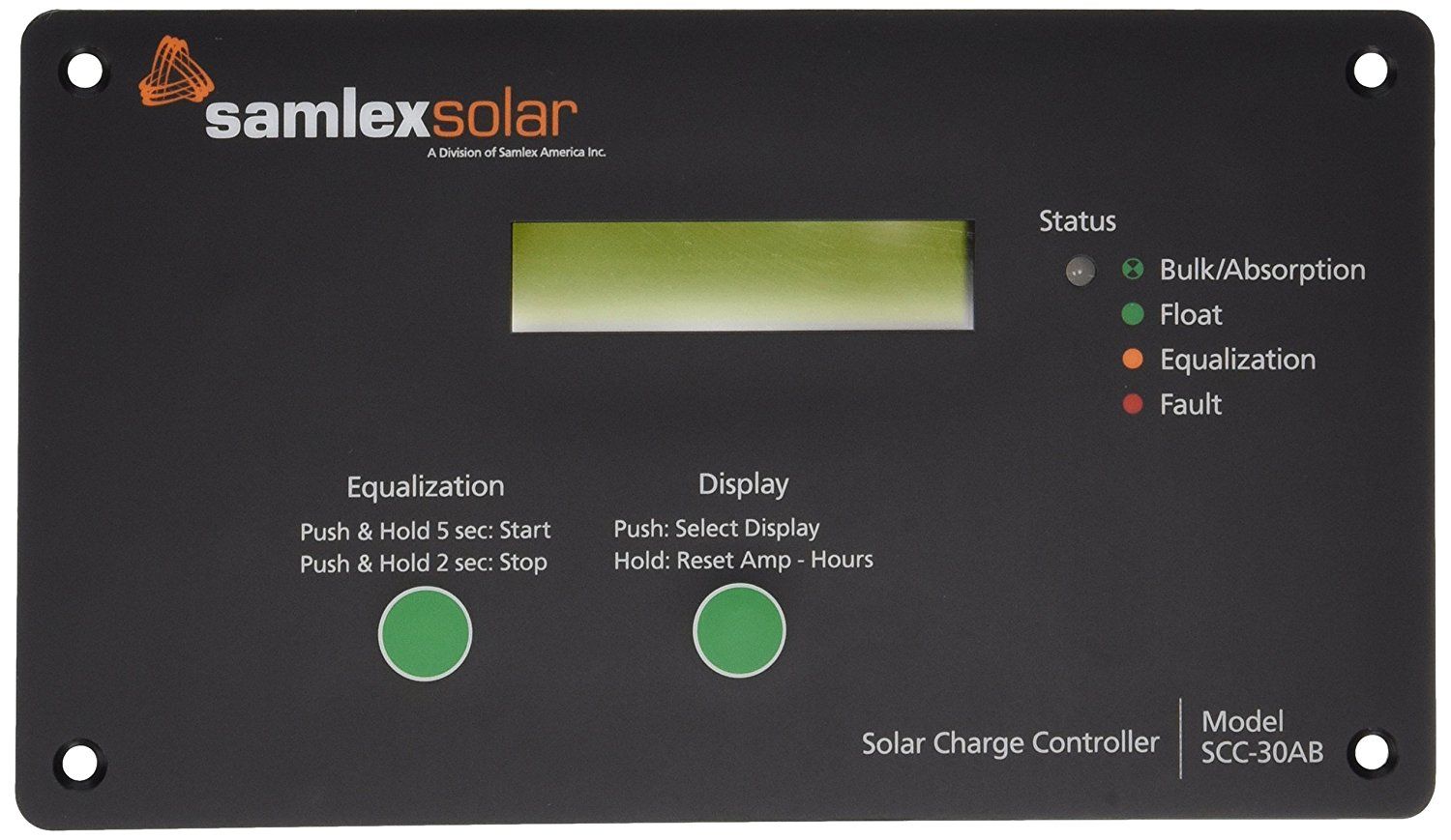 Samlex SCC-30AB - Solar Charge Controller 30AMP
