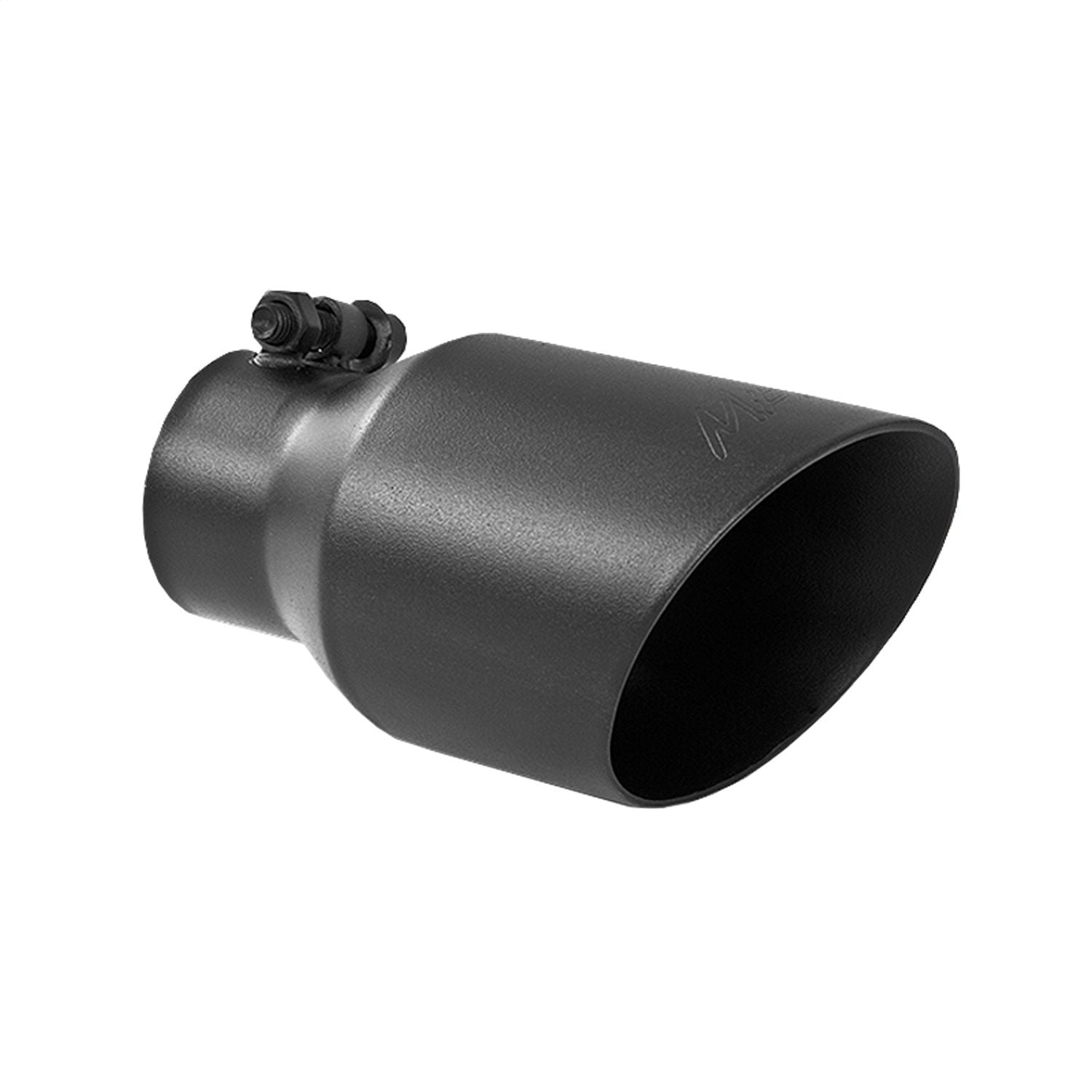 MBRP T5123BLK - Tip, 4" O.D., Dual Wall Angled, 2 1/2" inlet, 8" length, Black