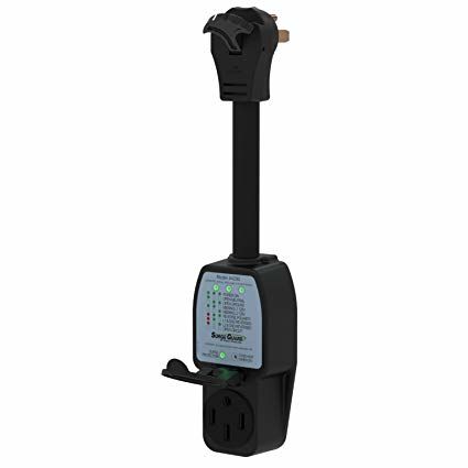 50A PORTABLE SURGE GUARD WITH COVER