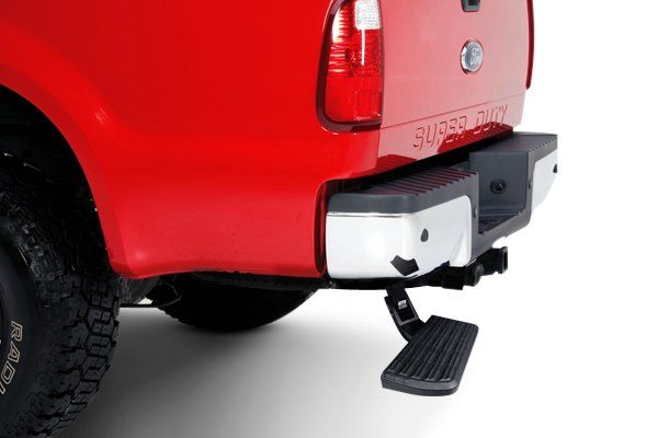 AMP Research® • 75328-01A • BedStep • Retractable Bumper Step • Ford F-150 21-23