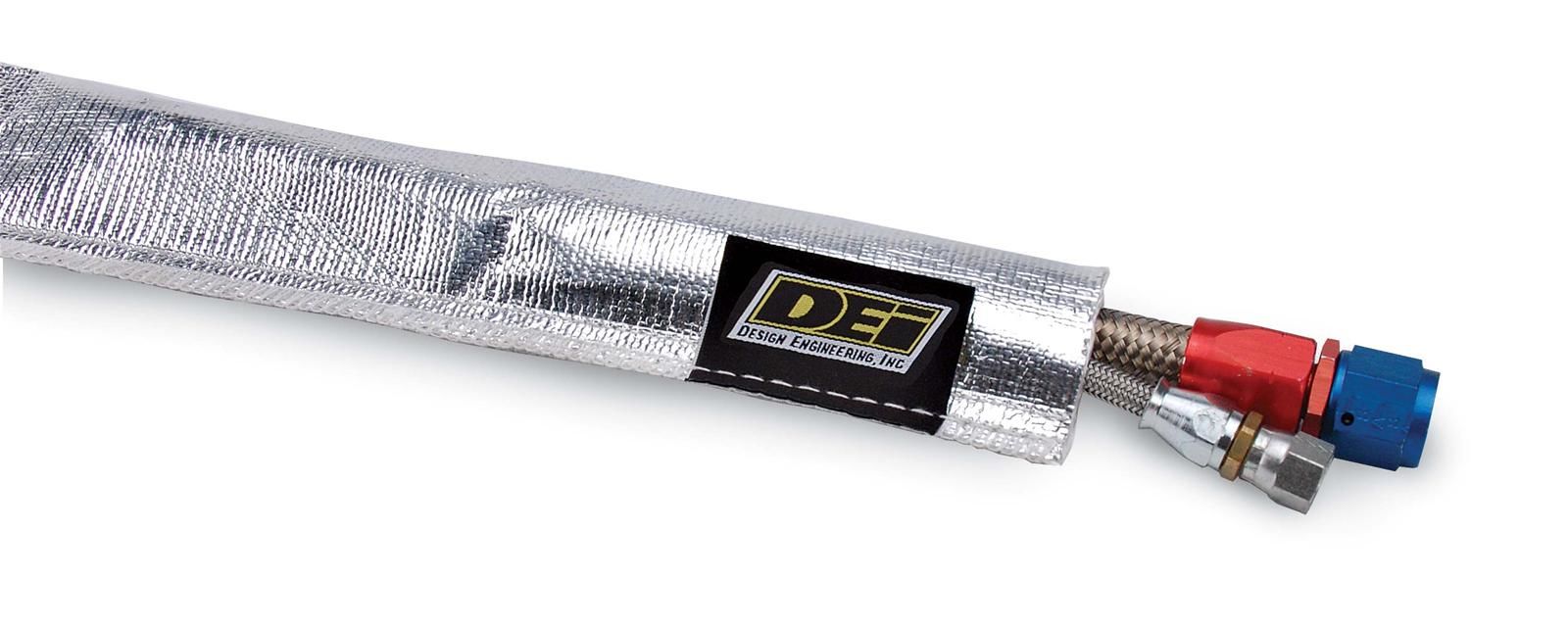 DEI 10418 - Heat Sheath, Aluminized Sleeving 0.5in ID x 3ft