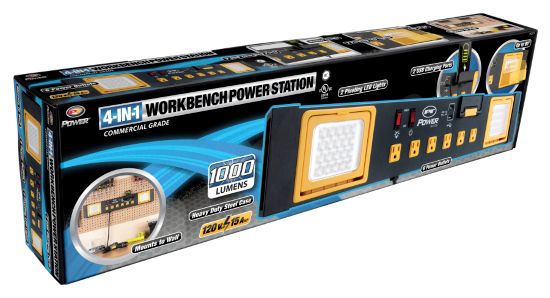 Performance Tools W2279 - Multipurpose 3 in 1 Workbench Power Station
